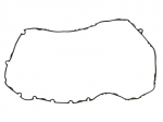 tarpiklis, bloko dangtis (variklio karteris) DT SPARE PARTS 2.44855