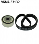 V formos rumbuotas diržas, komplektas SKF VKMA 33132