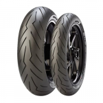 PIRELLI DIABLO ROSSO III D Padanga motociklų keliams 120/70ZR17 TL 58W Vairuojamoji 1207017 OMPI 58W DR3D