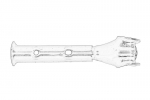 Atsarginio rato tvirtinimo atrama OE PEUGEOT 7615C4