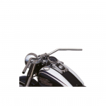 Vairas skersmuo 25,4mm DRAGBAR LONG spalva sidabro Tinka: SUZUKI; YAMAHA