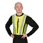 Liemenė su at&scaron;vaitais BRIGHT TOP ACTIVE OXFORD spalva fluorescentinis/geltona