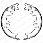 stabdžių trinkelių komplektas, stovėjimo stabdis LS1974