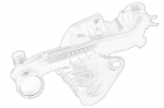 kompresoriaus padavimo žarna OE VW 8K0 145 673AJ