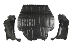 Apsauga po varikliu AUDI A3; SEAT LEON, TOLEDO II; SKODA OCTAVIA I, OCTAVIA I/KOMBI; VW BORA, BORA I, CADDY III, CADDY III/MINIVAN, GOLF IV, GOLF PLUS V, GOLF V, GOLF VI, JETTA III, NEW BEETLE, TOURAN