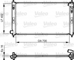 Variklio radiatorius VALEO VAL735575