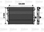 Variklio radiatorius VALEO VAL734333