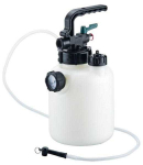 Stabdžių skysčio keitimo įrenginys skysčio pa&scaron;alinimas i&scaron; i&scaron;leidimo vožtuvo, stabdžių skysčio keitimas PROFITOOL 0XAT2075