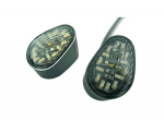 Posūkis VIC-9911 Priekis De&scaron;inė/Kairė, lED posūkio žibintas, kompl. 2 posūkių žibintai) Tinka: YAMAHA