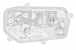lempų rinkinys, galiniai žibintai OE VW 7E5 945 257