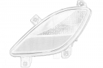 Galinis rūko žibintas OE HYUNDAI 92406A6100