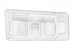 Valst. numerio ap&scaron;vietimo žibintas OE HYUNDAI 92502A2300