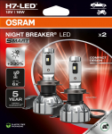 LED lemputė H7 NIGHT BREAKER LED SMART (2 vnt.) 6000K 12V 16W