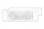 Valst. numerio ap&scaron;vietimo žibintas OE RENAULT 26 51 096 46R