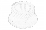 Greičių dėžės dantratis OE RENAULT 82 00 022 613