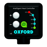 Rankenos OXFORD spalva: juoda, HotGrips (atsarginė dalis; integruotas temperatūros jutiklis)