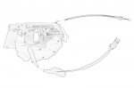 Durų spyna OE FORD 2424871