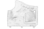 Kėbulo stulpo apsauga OE VW 8K0 825 201E