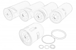 Filtro komplektas OE RVI RVI7485121589