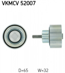 kreipiantysis skriemulys, V formos rumbuotas diržas SKF VKMCV 52007