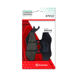 Stabdžių trinkelės 07012 BREMBO anglies pluo&scaron;to / ceramic, paskirtis: motoroleriai Tinka: APRILIA; BENELLI; BETA; CAGIVA; CPI; GILERA; MALAGUTI; PEUGEOT; PIAGGIO/VESPA; RIEJU; SACHS