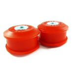 Priekinės svirties įvorės 17mm (galinės) (2vnt., svirtis priekis apačia, De&scaron;inė/Kairė, apačia, kietumas: 80 Sha, vidinis skersmuo 13mm, i&scaron;orinis skersmuo 67mm) Tinka: SEAT; VW Tinka: SEAT CORDOBA 08.8