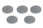 Vožtuvo plok&scaron;telė PZ25245/5 25mm x2,45mm, (5 vnt.) Tinka: HONDA; TRIUMPH; YAMAHA