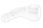 adapteris, priekinių žibintų plovimo vandens siurblys 8U0 955 665