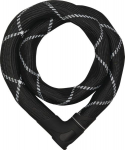 grandin&Auml; su u&Aring;&frac34;segimu Steel-O-Chain 8210/110 Moto ABUS spalva juoda 1100mm grandin&Auml;s narelis 8mm signalizacija 100dB