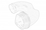 įsiurbimo vamzdis, oro filtras OE VW 5N0 129 618C