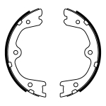 stabdžių trinkelių komplektas, stovėjimo stabdis C01062ABE