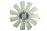 Radiatoriaus ventiliatoriaus sankaba (su sparnuote, 870mm, mentelių skaičius: 11, kontaktų skaičius: 6) EURO 6 Tinka: SCANIA R II, S DC13.139-DC16.118 09.16-