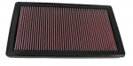 Sportinis oro filtras (plok&scaron;čias) 33-2284 375/225/24mm
