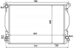 Variklio radiatorius NRF NRF 53957