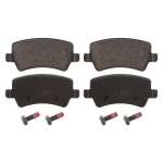 stabdžių trinkelių rinkinys, diskinis stabdys FE16625