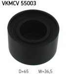 kreipiantysis skriemulys, V formos rumbuotas diržas SKF VKMCV 55003