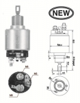 solenoidinis jungiklis, starteris 940113050557