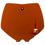 Startinis numeris (plastron), spalva Oranžinė Tinka: KTM SX, XC 65 2002-2008