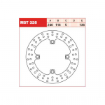 Stabdžių diskas MST338 Galas fiksuotas TRW 240/116/5mm/136mm