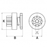 laisvos eigos pavara, starteris HC-CARGO CAR139341