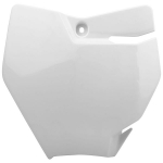 Startinis numeris (plastron), spalva Balta Tinka: KTM SX 65 2016-2023