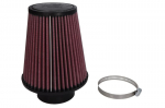Universalus filtras (kūginis, airbox) RU-4700 rutuliuko formos jungės skersmuo: 76mm