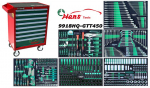 įrankių vežimėlis 450 vnt. HANS 9918HQ-GTT450