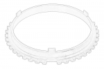 sinchronizatoriaus žiedas, mechaninė transmisija 7700038182-CL