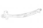Tvirtinimo elementas, variklio kameros gaubtas 7013HL