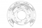 apsauginis skydas, stabdžių diskas 582512S300