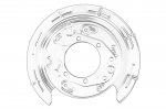apsauginis skydas, stabdžių diskas 582522S300