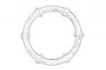 Alyvos filtro pagrindo tarpinė OE PEUGEOT 110443