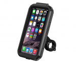 Neper&scaron;lampantis telefono dėklas 167-HARD-W-PD Maitinimo tiekimas 4 RIDE (na kierownicę 22-32mm, 15W, 167mmx81mmx10mm, spalva juoda, su belaidžiu įkrovikliu)