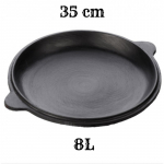 Ketaus keptuvė-dangtis su rankenomis 8L kazanui (35cm)